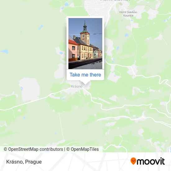 Карта Krásno