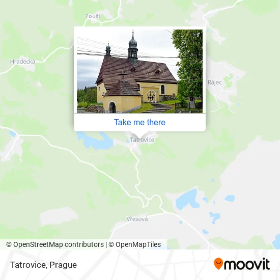 Карта Tatrovice