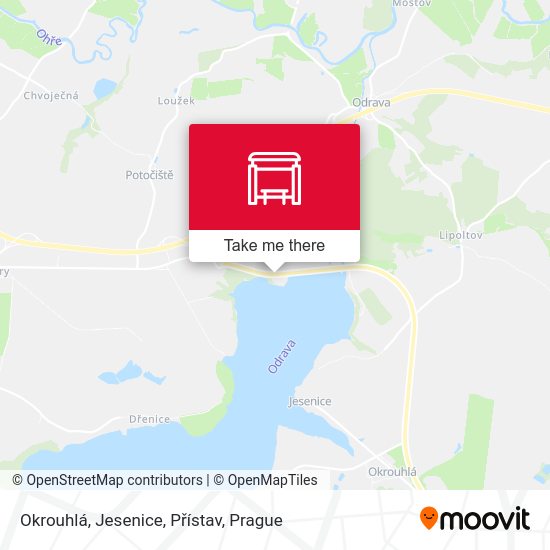 Okrouhlá, Jesenice, Přístav map