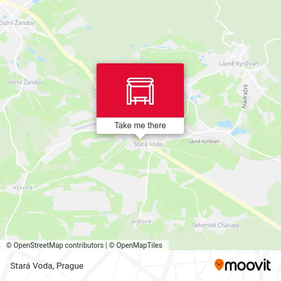 Карта Stará Voda