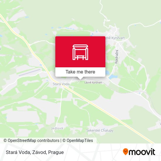 Stará Voda, Závod map