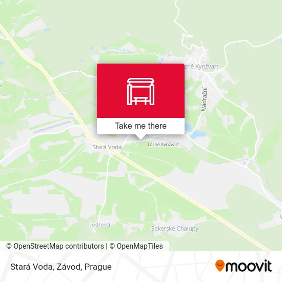 Карта Stará Voda, Závod