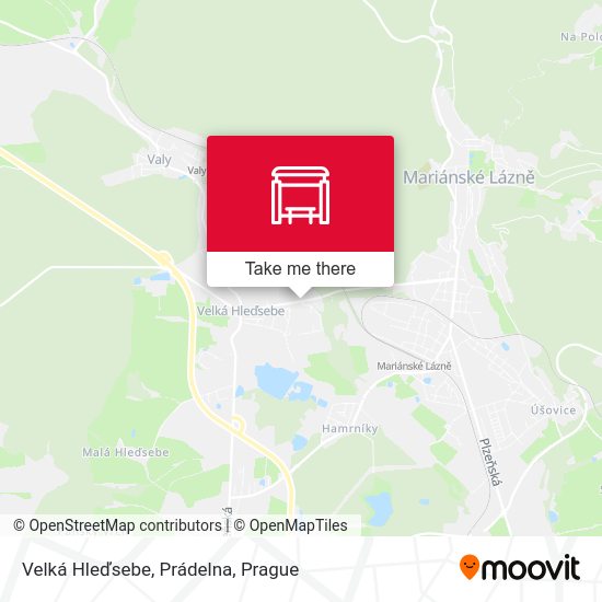 Velká Hleďsebe, Prádelna map