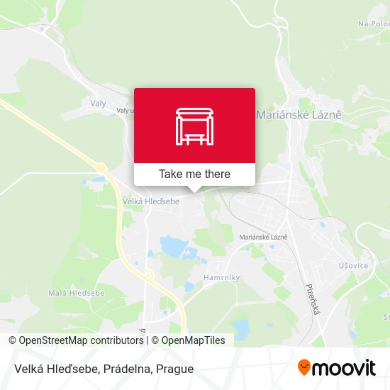 Velká Hleďsebe, Prádelna map
