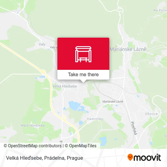 Карта Velká Hleďsebe, Prádelna