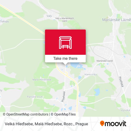Velká Hleďsebe, Malá Hleďsebe, Rozc. map
