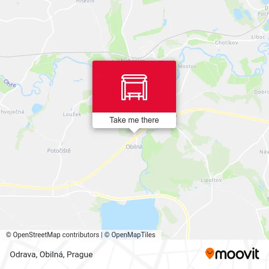 Карта Odrava, Obilná