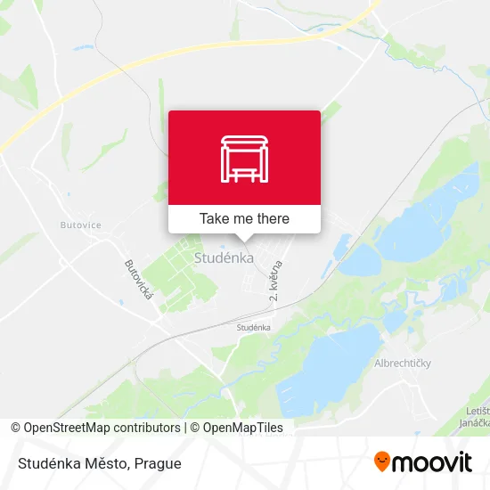 Карта Studénka Město