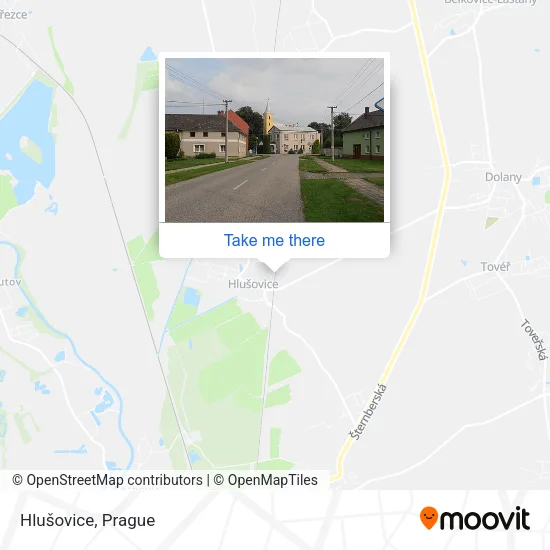 Карта Hlušovice