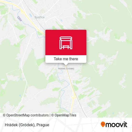 Карта Hrádek (Gródek)