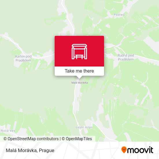 Карта Malá Morávka