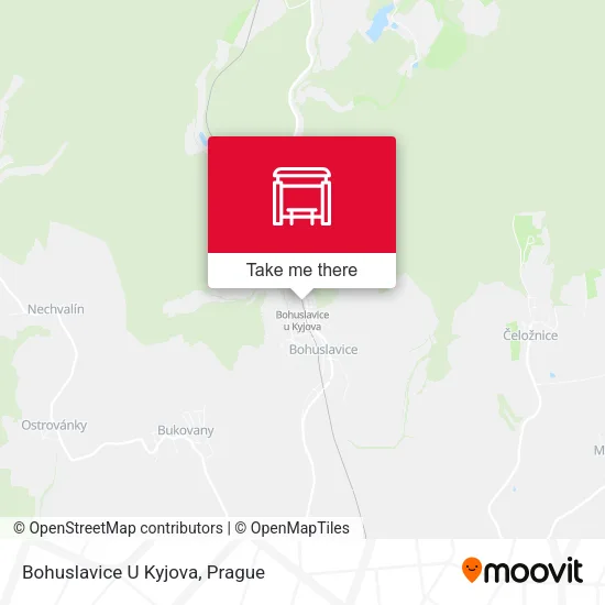 Карта Bohuslavice U Kyjova
