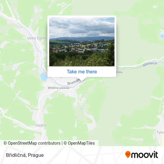 Карта Břidličná