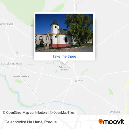 Карта Čelechovice Na Hané
