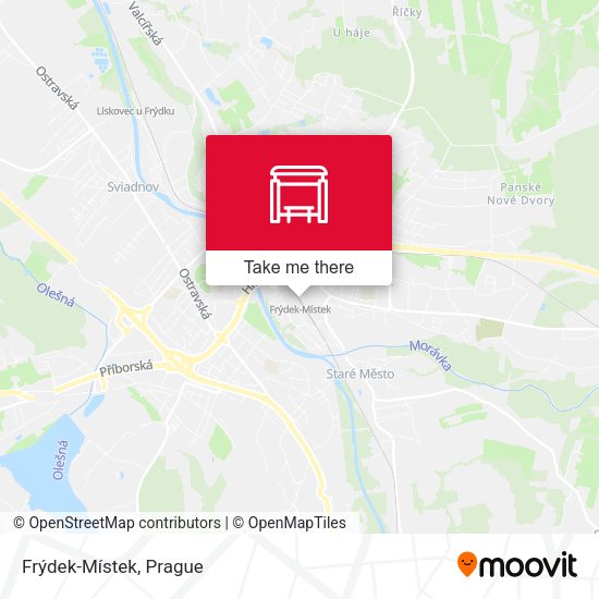 Frýdek-Místek map