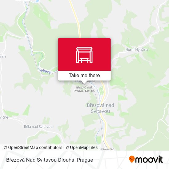 Březová Nad Svitavou-Dlouhá map