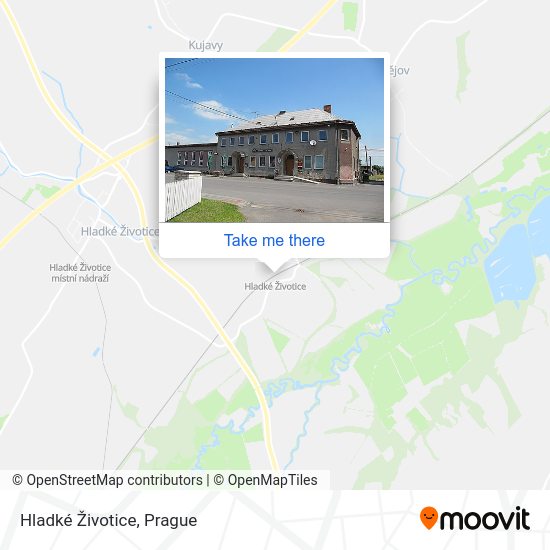 Hladké Životice map