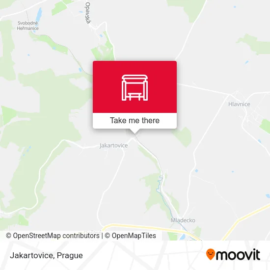 Карта Jakartovice
