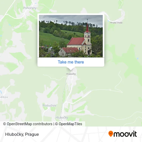 Карта Hlubočky