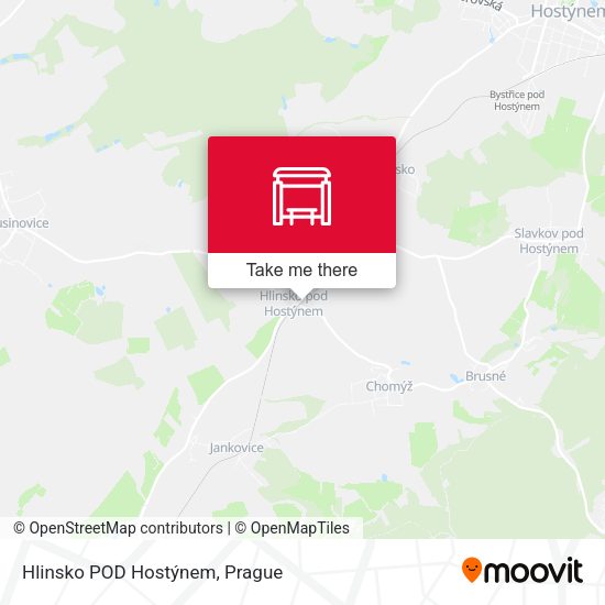 Hlinsko POD Hostýnem map