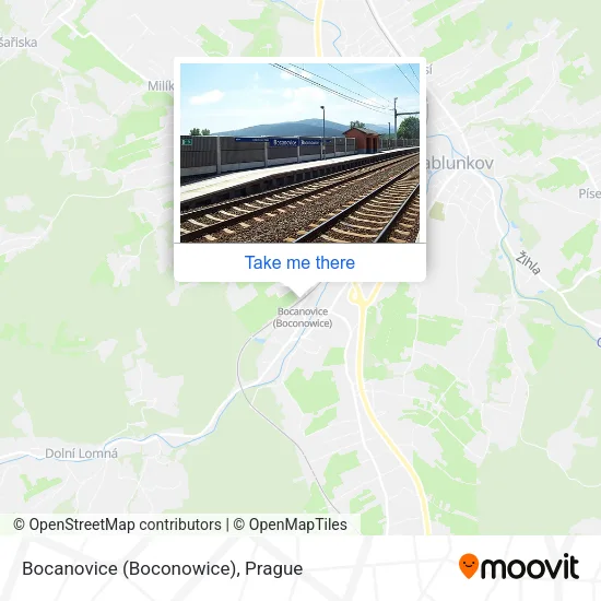 Карта Bocanovice (Boconowice)