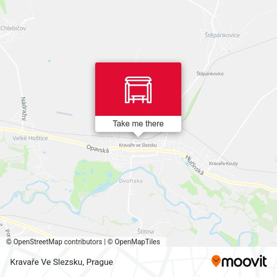 Kravaře Ve Slezsku map