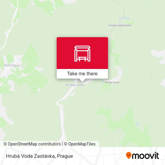 Hrubá Voda Zastávka map
