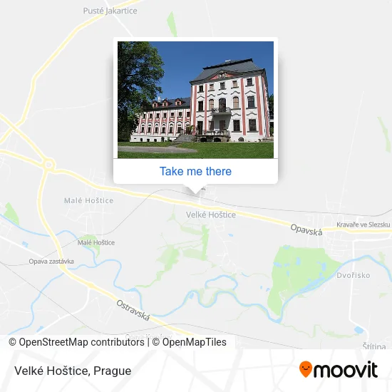Карта Velké Hoštice