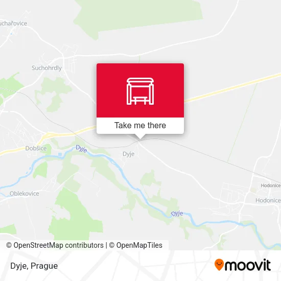 Карта Dyje