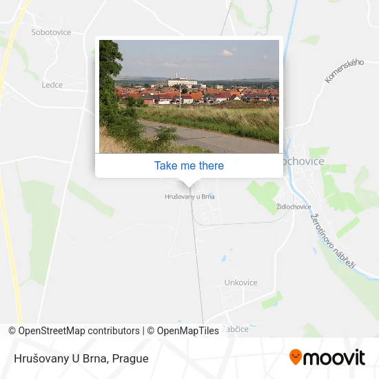 Карта Hrušovany U Brna