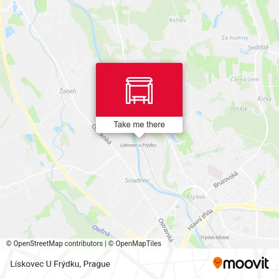 Lískovec U Frýdku map
