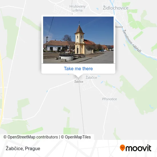 Карта Žabčice