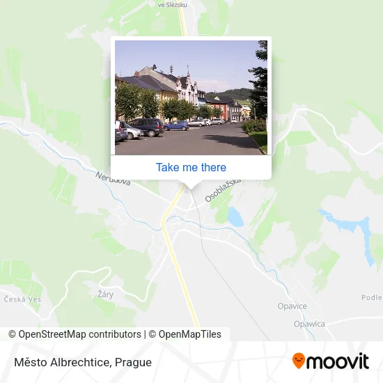 Карта Město Albrechtice