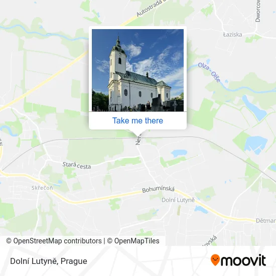 Карта Dolní Lutyně