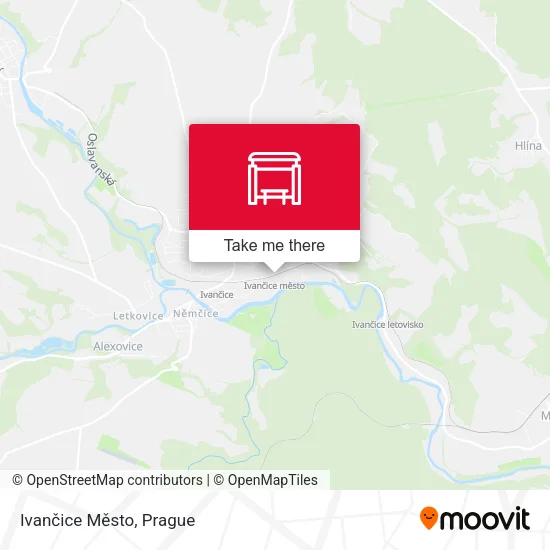 Карта Ivančice Město