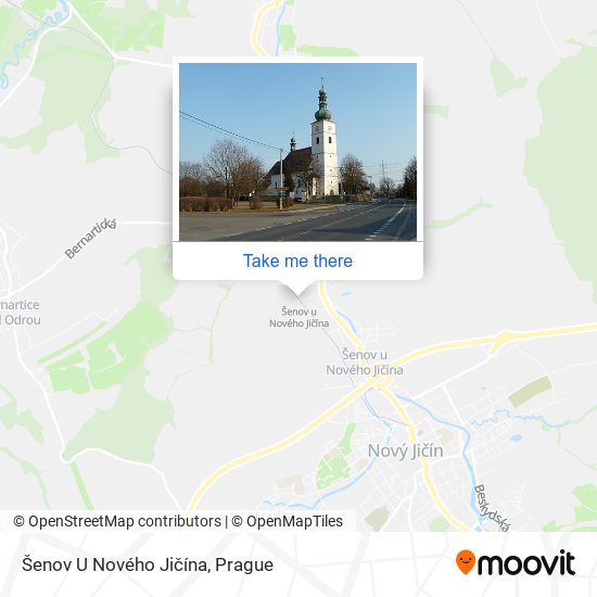 Šenov U Nového Jičína map