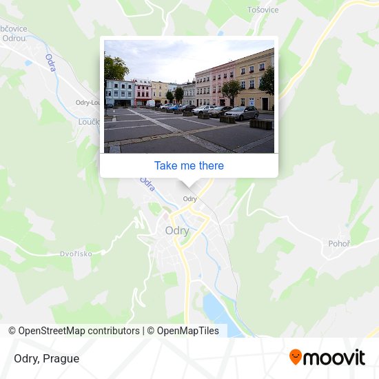 Карта Odry