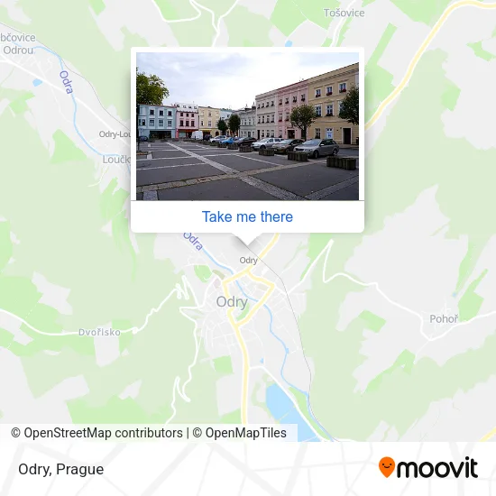 Карта Odry