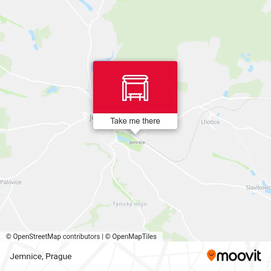 Карта Jemnice
