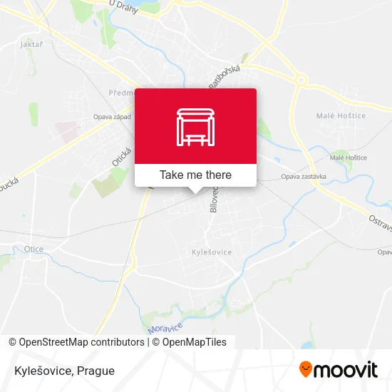 Карта Kylešovice