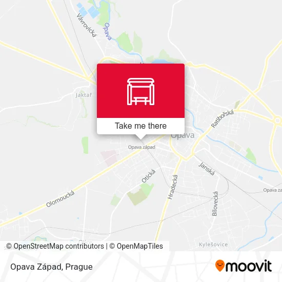 Карта Opava Západ