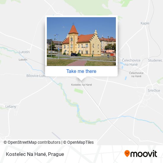 Kostelec Na Hané map