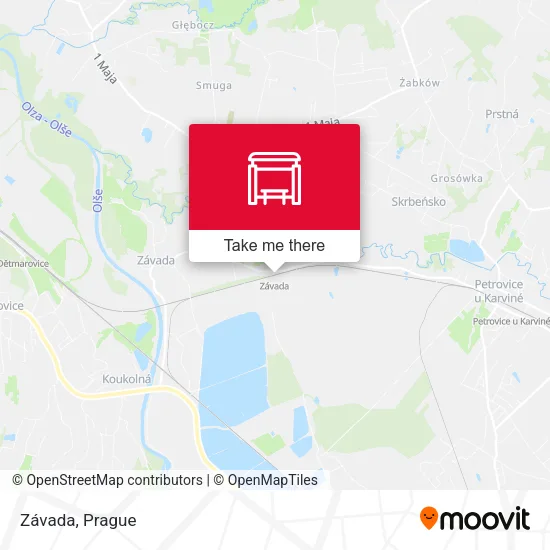 Карта Závada