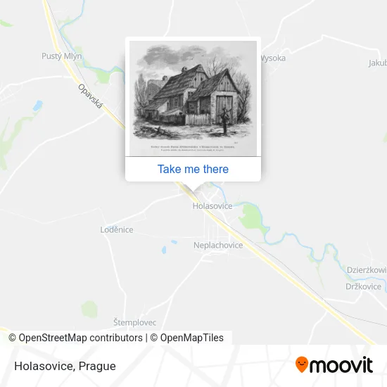 Карта Holasovice