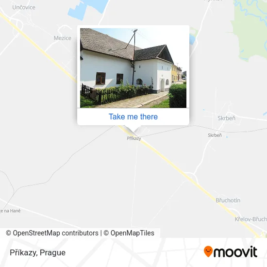 Карта Příkazy