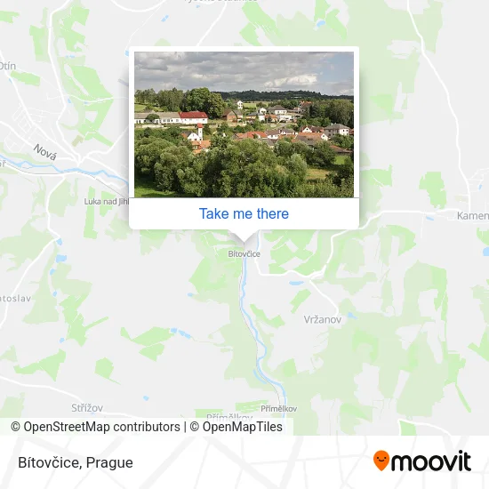 Карта Bítovčice
