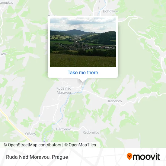 Карта Ruda Nad Moravou