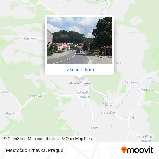 Městečko Trnávka map
