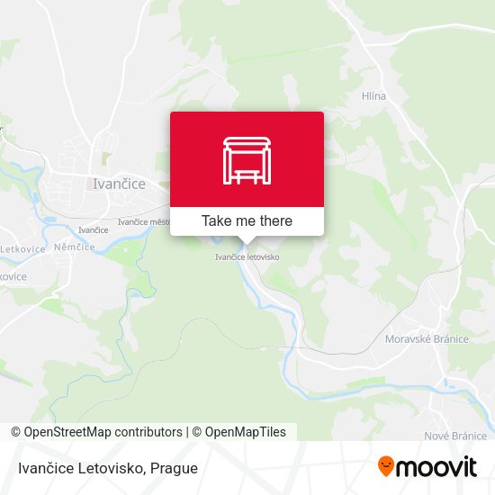 Карта Ivančice Letovisko