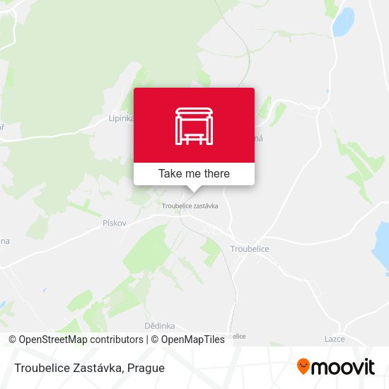 Карта Troubelice Zastávka